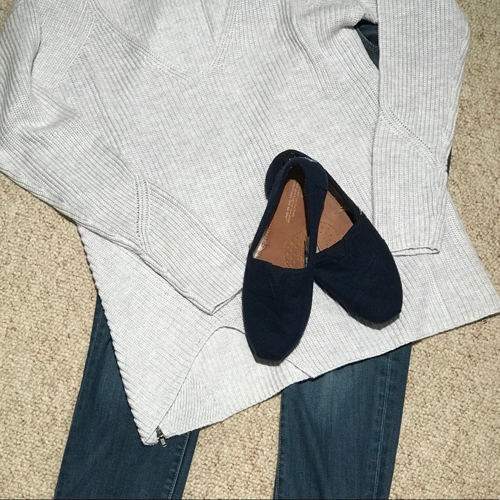 TOMS Women’s Wool and Faux Shearling Flats